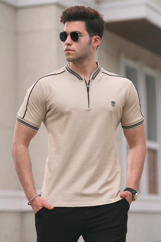 MDX Madmext Beige Polo Neck Fort Fort 9281 - Alafaya