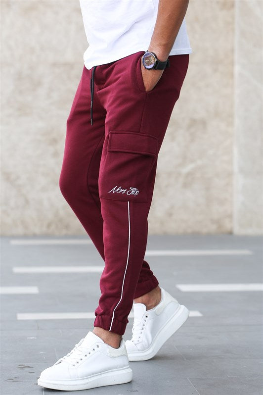 MDX Madmext Bordeaux Pocketed Men's Tracksuit 4828 - Pokrovsk