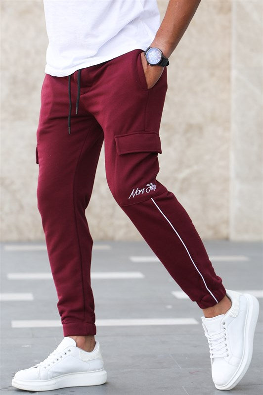 MDX Madmext Bordeaux Pocketed Men's Tracksuit 4828 - Pokrovsk