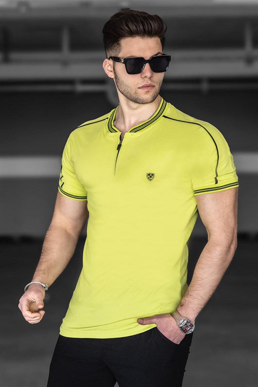 MDX Madmext Apple Green Polo Neck Foot Men's Fit 9281 - Mexicali