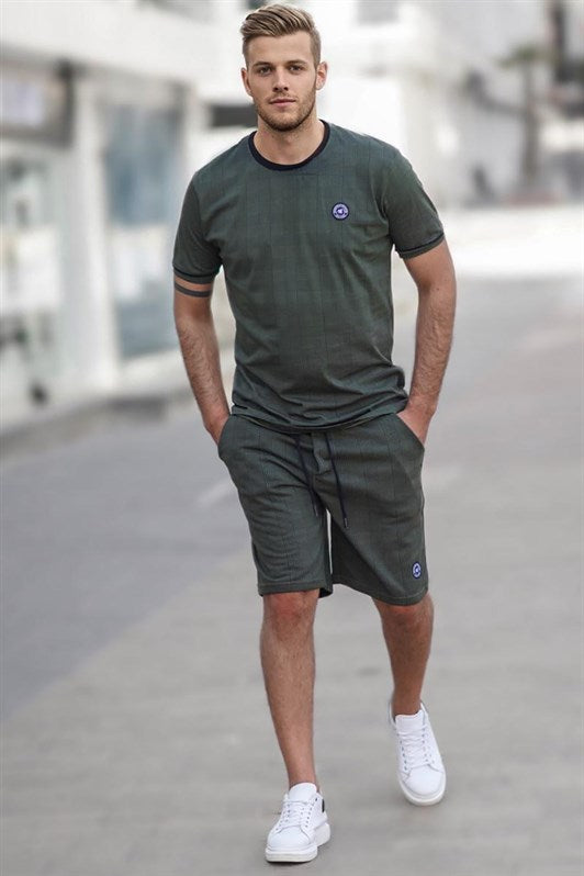 MDX Madmext Haki Checeed Men Shorts Ship 4841 - Бергейм