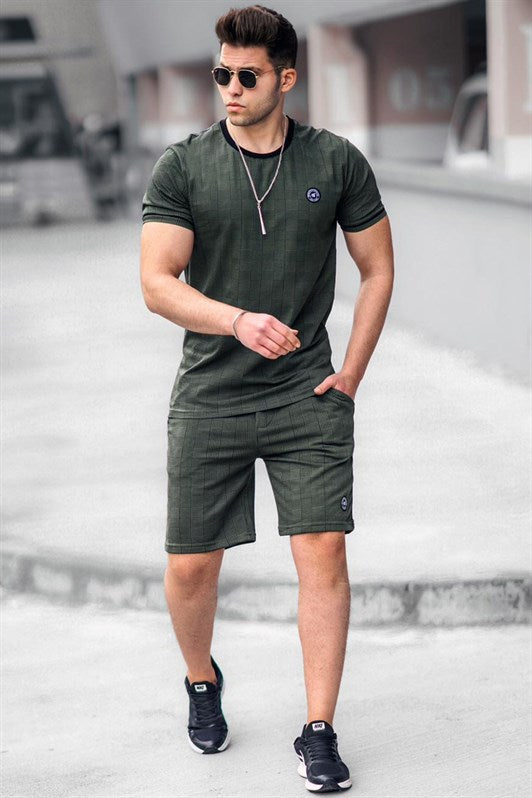 MDX Madmext Haki Checeed Men Shorts Ship 4841 - Бергейм