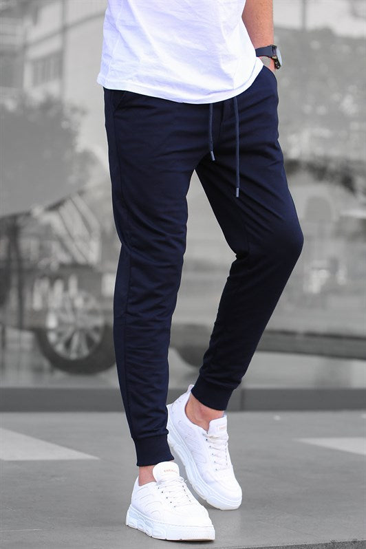 MDX Madmext Navy Blue Manched Men's Sweathants 4821 - Walsall