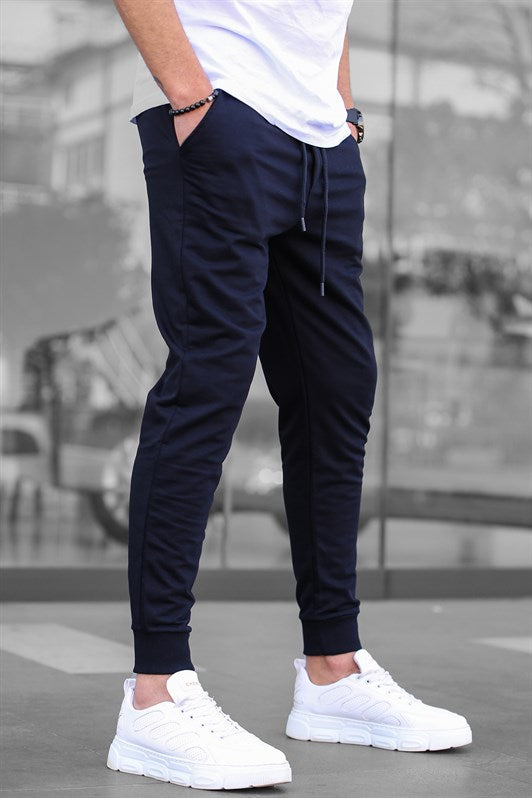 MDX Madmext Navy Blue Manched Men's Sweathants 4821 - Walsall