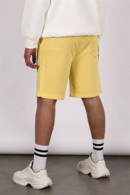 MDX Madmext Yellow Men's Retural Fit Shorts 5401-шесть четырех-лез