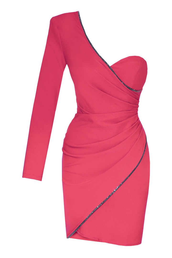 Frv fuchsia Crepe Mini Dless - Pontevedra