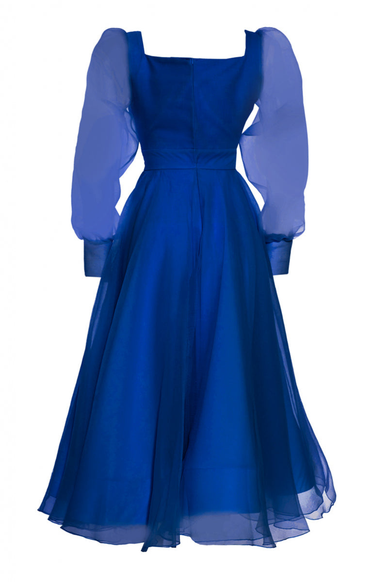 FRV Blue Tulle с длинным рукавом Maxi платье - Hofheim