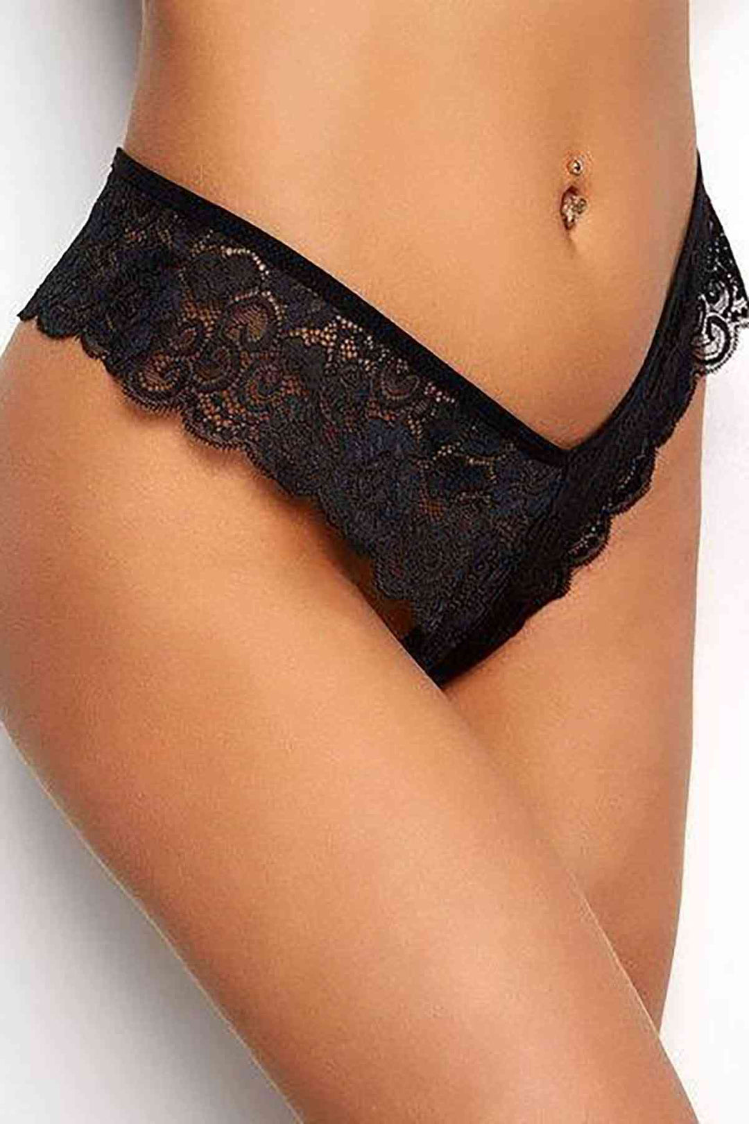 IGR Women Merry Sea Sexy Lace Panties Black - Mansfield