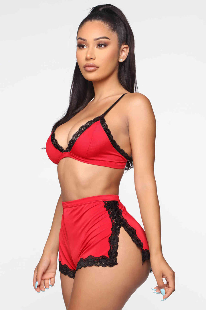 Женщины IGR Merry Sea Sexy Sexy Lingere Set Red - McAllen