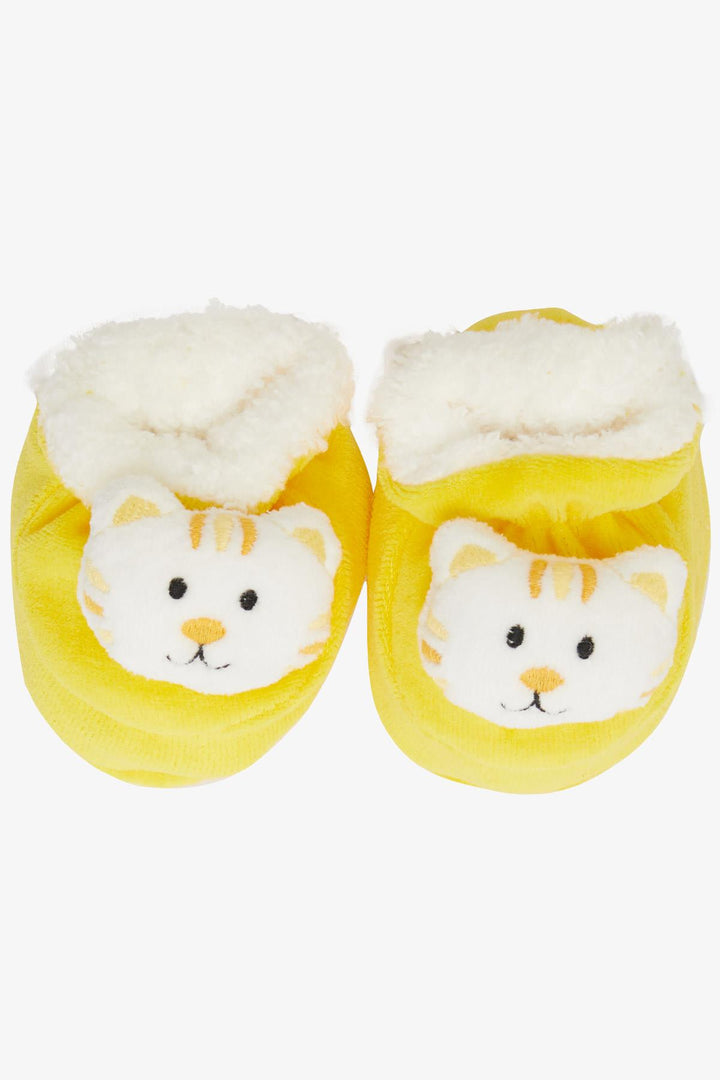 BRE Minidamla Baby Boy Slippers Velvet Cute Kitten Accessories Yellow - Minatitlán