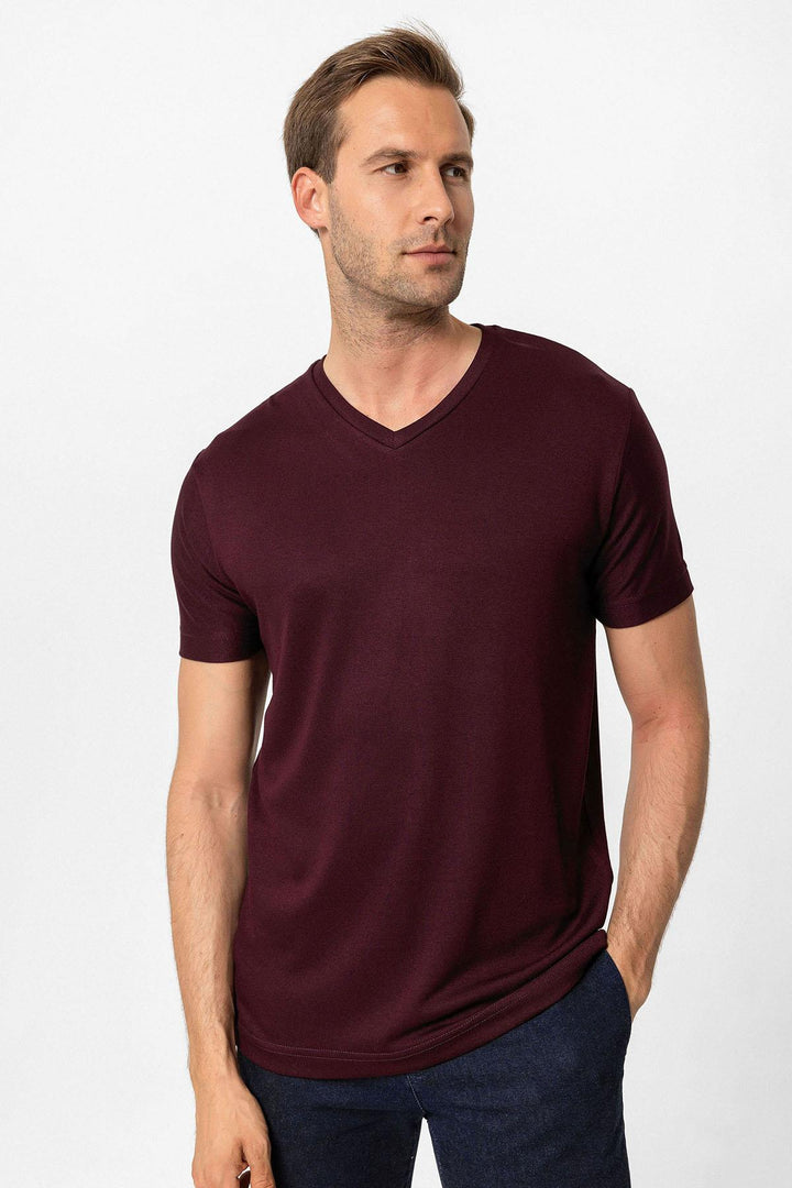 ANT Basic V-Neck Men's T-Shirt - Bridgeport