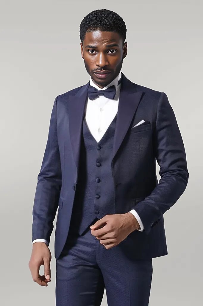 WSS Navy Blue Modeled Tuxedo  - Singen