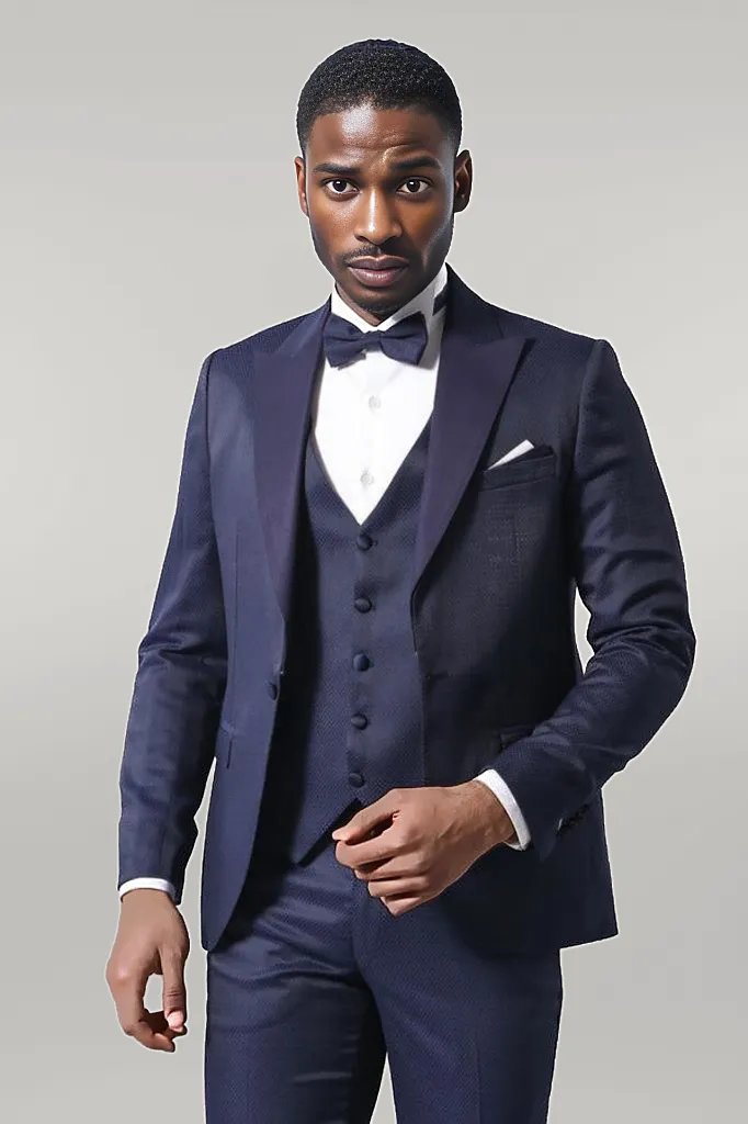 WSS Navy Blue Modeled Tuxedo  - Singen