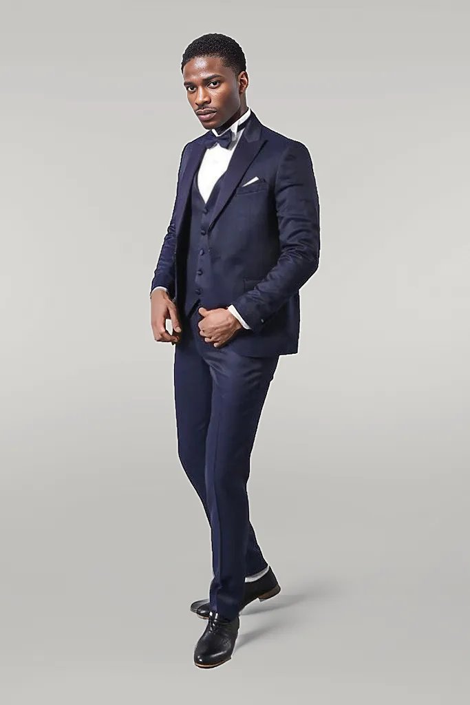 WSS Navy Blue Modeled Tuxedo  - Singen