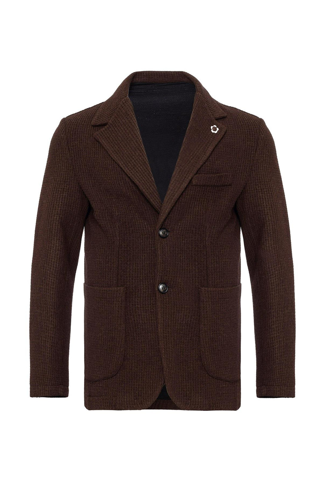 ANT Knitted Textured Men's Jacket - Oleiros