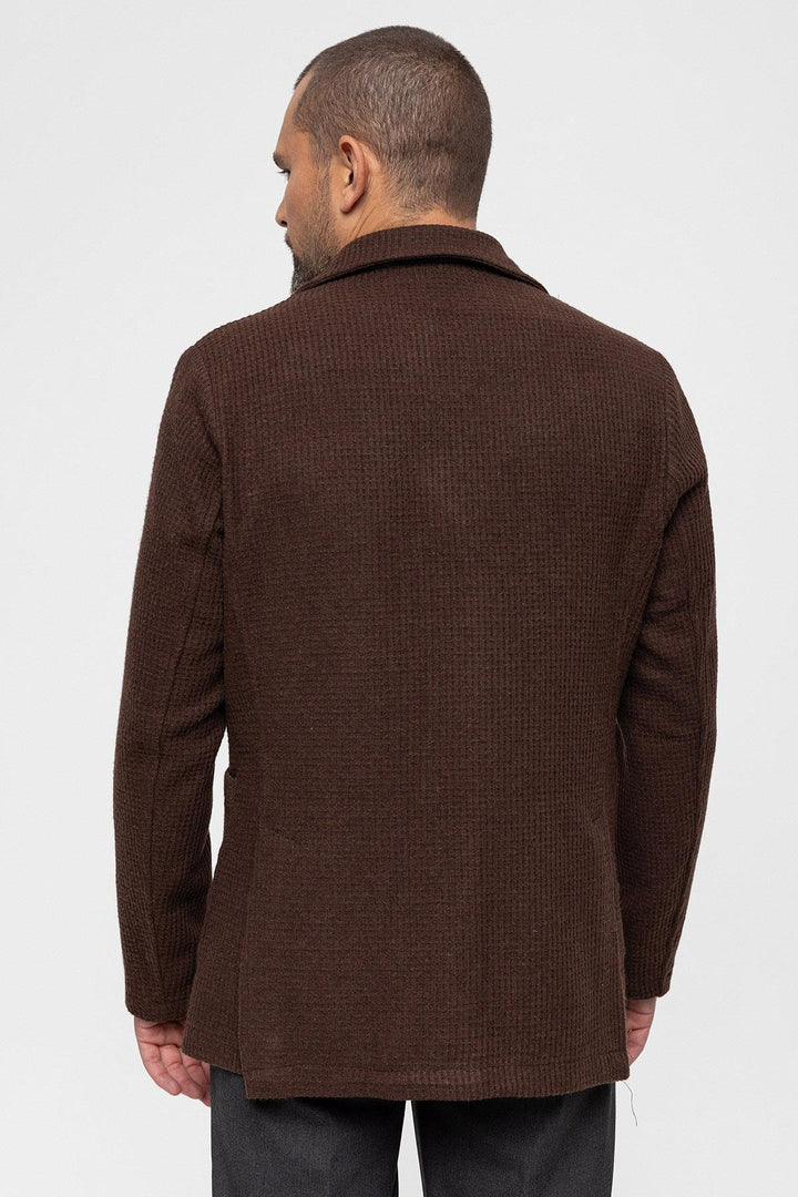 ANT Knitted Textured Men's Jacket - Oleiros