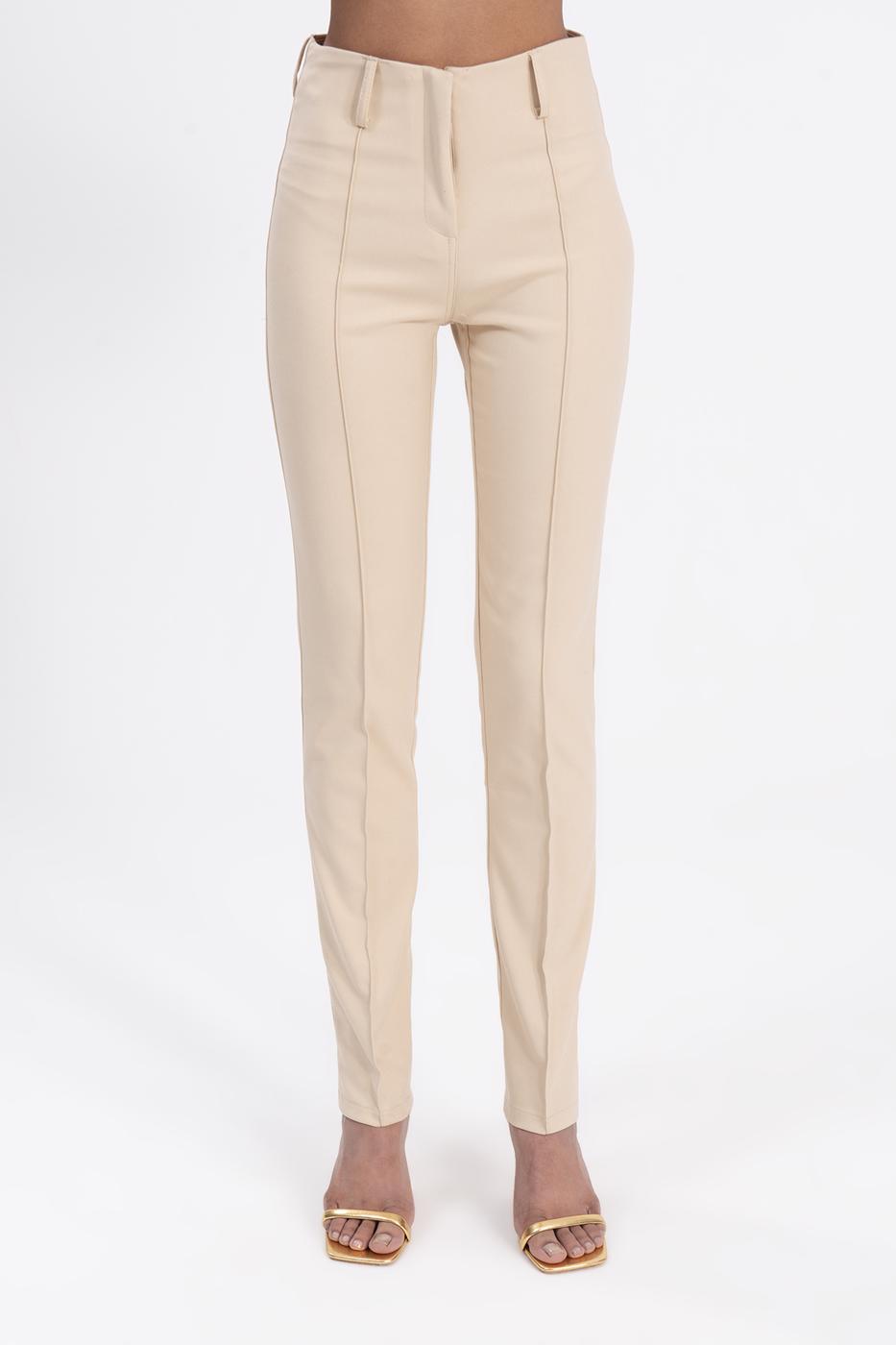 BSL Women Mid rise ribbed pants - Newton