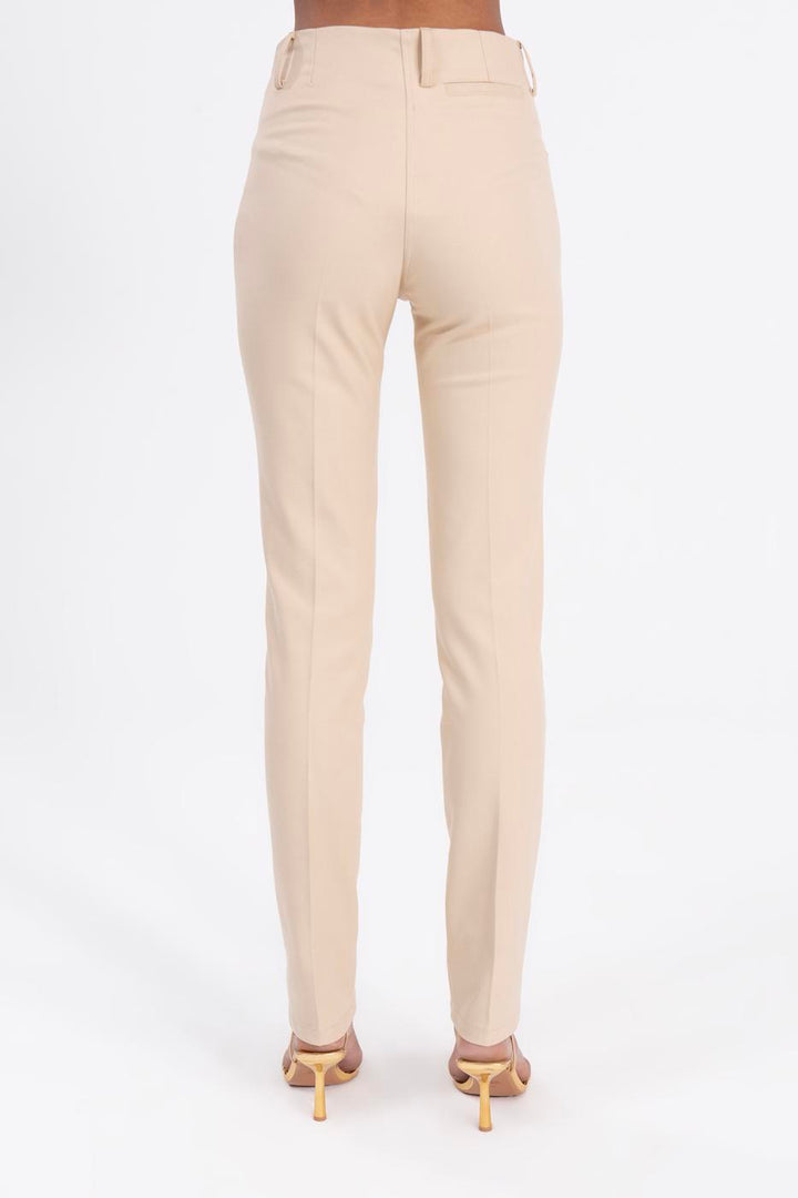 BSL Women Mid rise ribbed pants - Newton