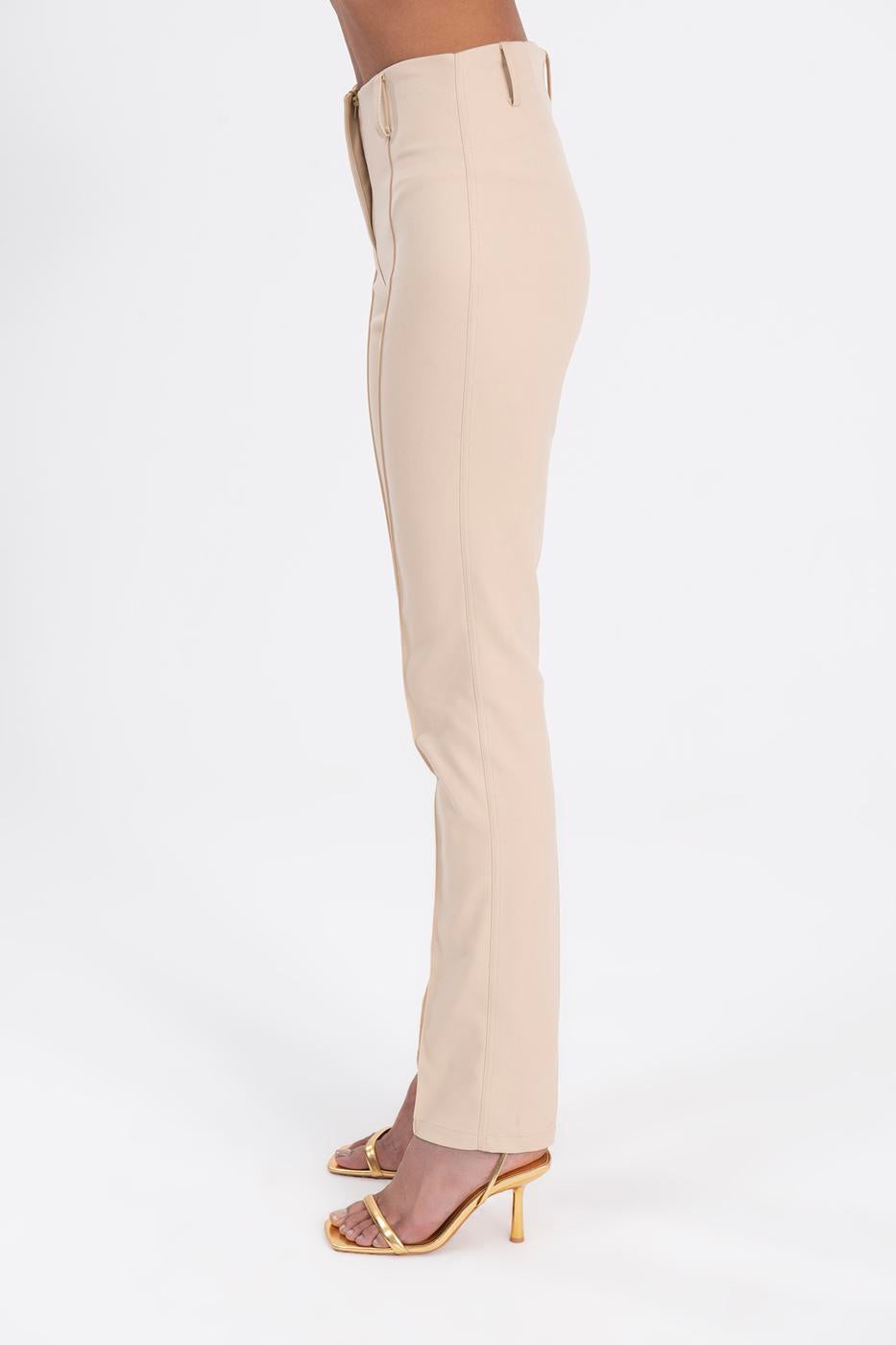 BSL Women Mid rise ribbed pants - Newton