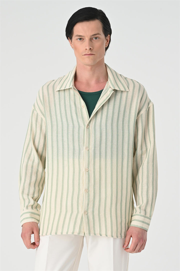 ANT Oversize Striped Men's Shirt - New Westminster