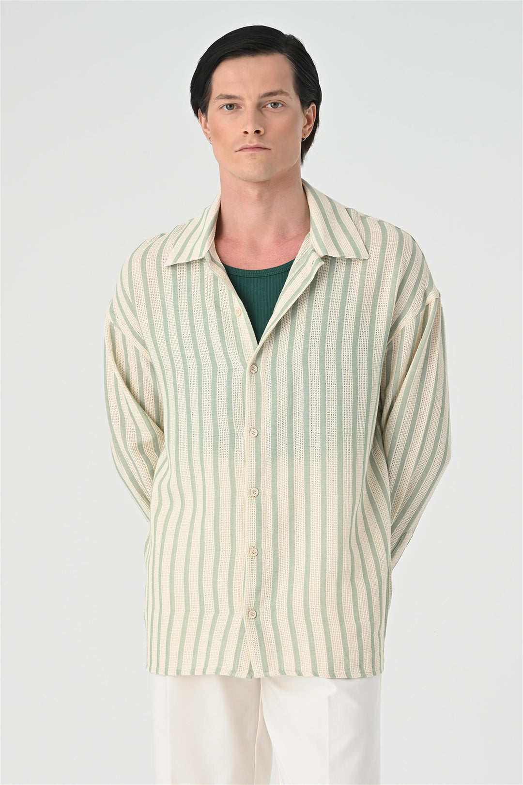 ANT Oversize Striped Men's Shirt - New Westminster