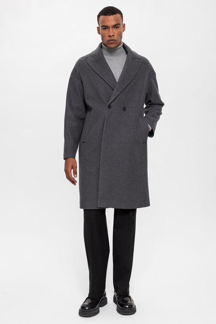 ANT Oversize Double Breasted Men's Coat - Kempen