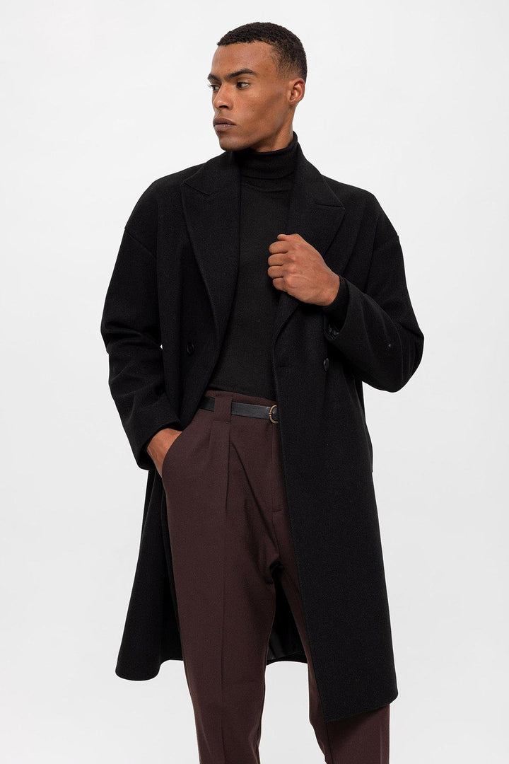 ANT Oversize Double Breasted Men's Coat - Mountain View