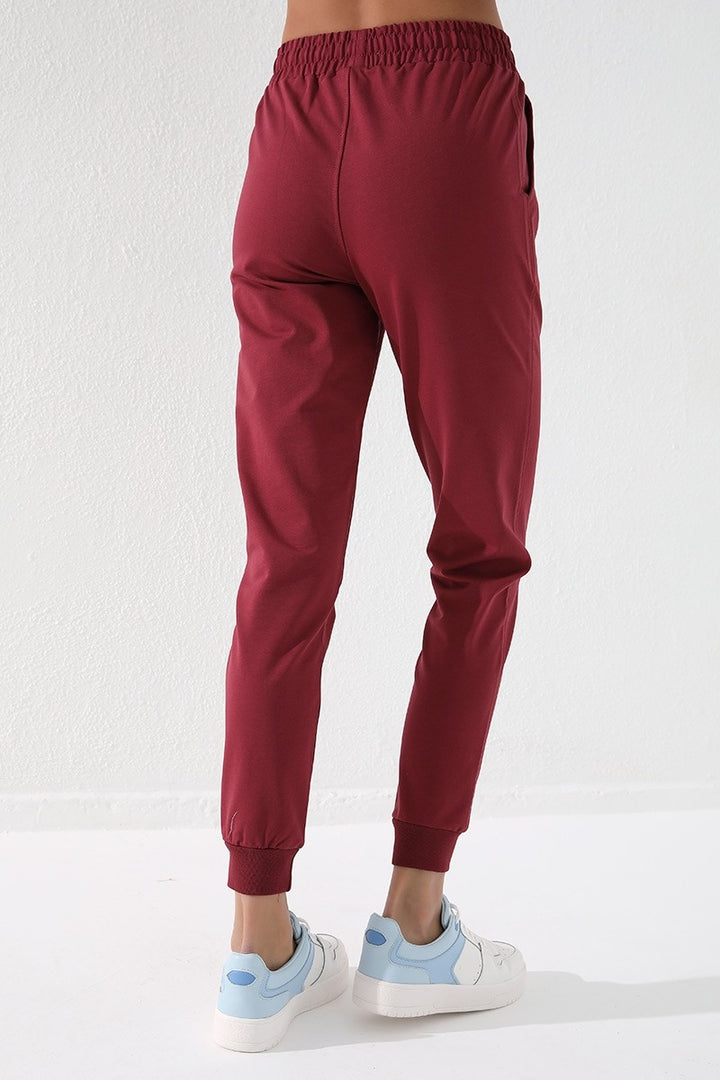 TMY Burgundy High Thaiste Jogger Comfort Fit Mounted Women's Women's Sweat Adant - 94561 - Vlaardingen