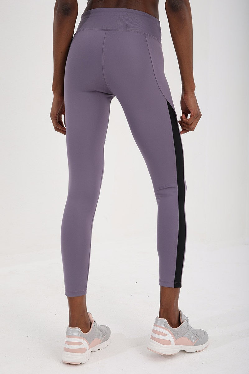 TMY Eflatun High Waist Shaping Tape Detailed Slim Fit Skinny Leg Women's Leggings - 94542 - Lake Charles