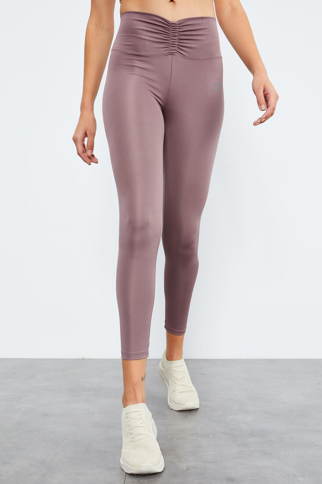 TMY Rose Dried High Waist Ruched Stretch Slim Fit Women's Leggings - 94605 - Tríkala