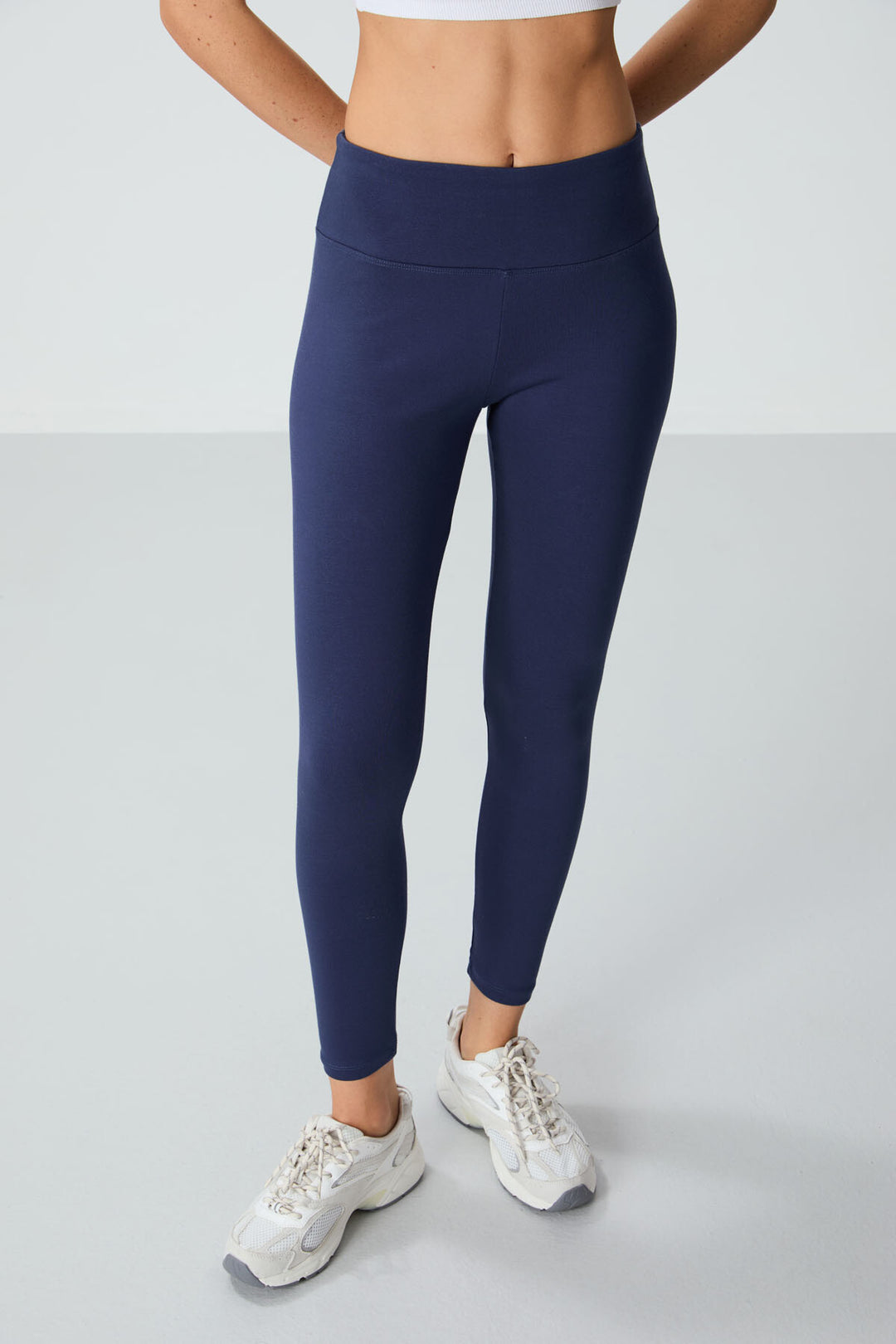 TMY Indigo High Waist Thermal Slim Fit Skinny Leg Women's Leggings - 94577 - Encinitas