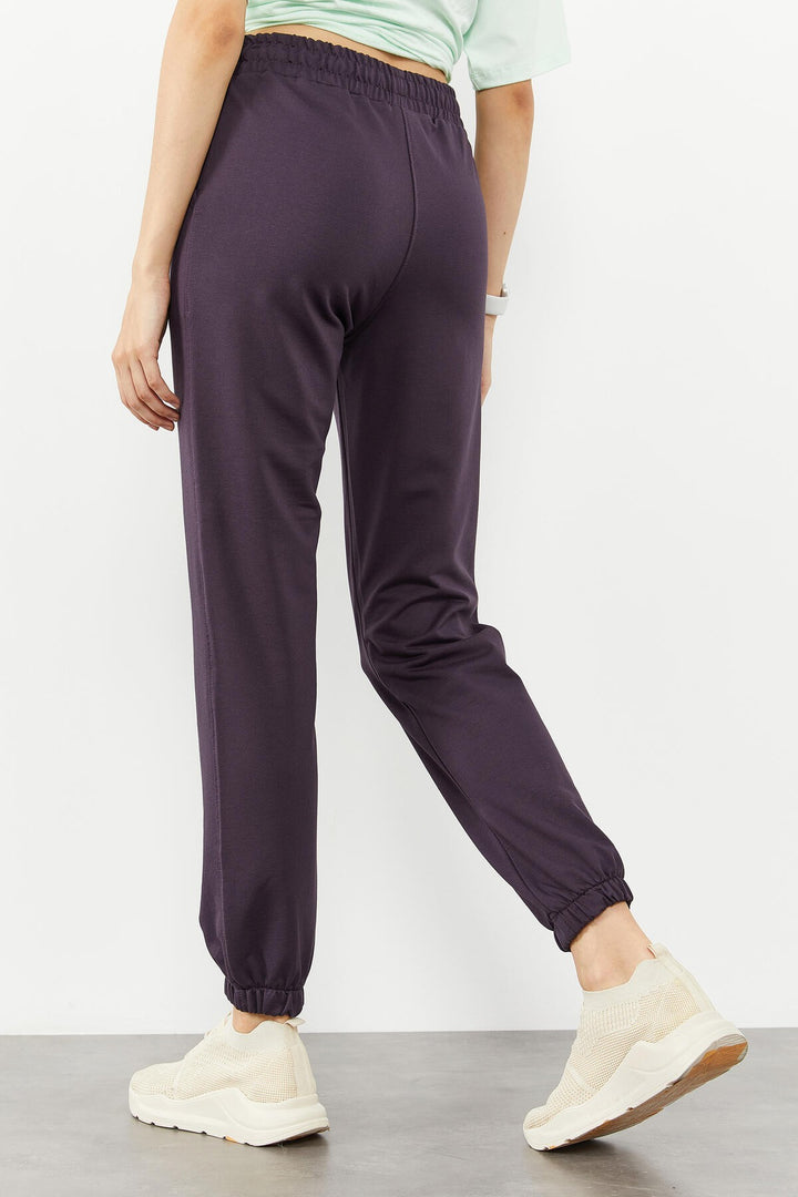 Tmy Purple Pocket High Comfort Fit Elastic Mount's Women's Sweathants - 94583 - Пибоди