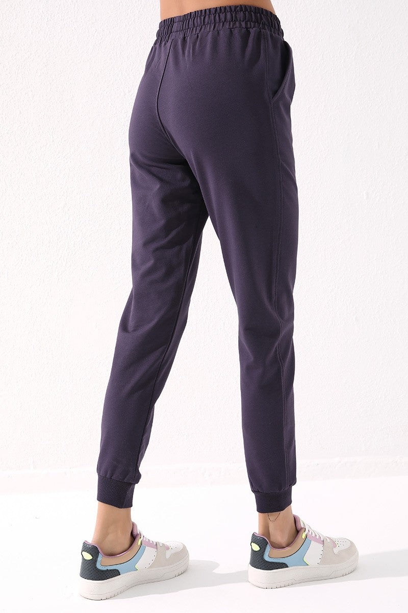 TMY Purple High The Wists Jogger Comfort Fit Joved Женские спортивные штаны - 94561 - Erkelenz