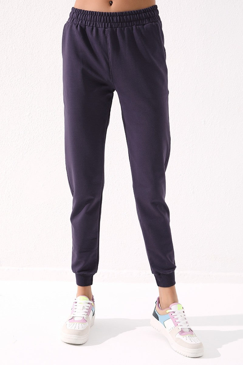 TMY Purple High The Wists Jogger Comfort Fit Joved Женские спортивные штаны - 94561 - Erkelenz