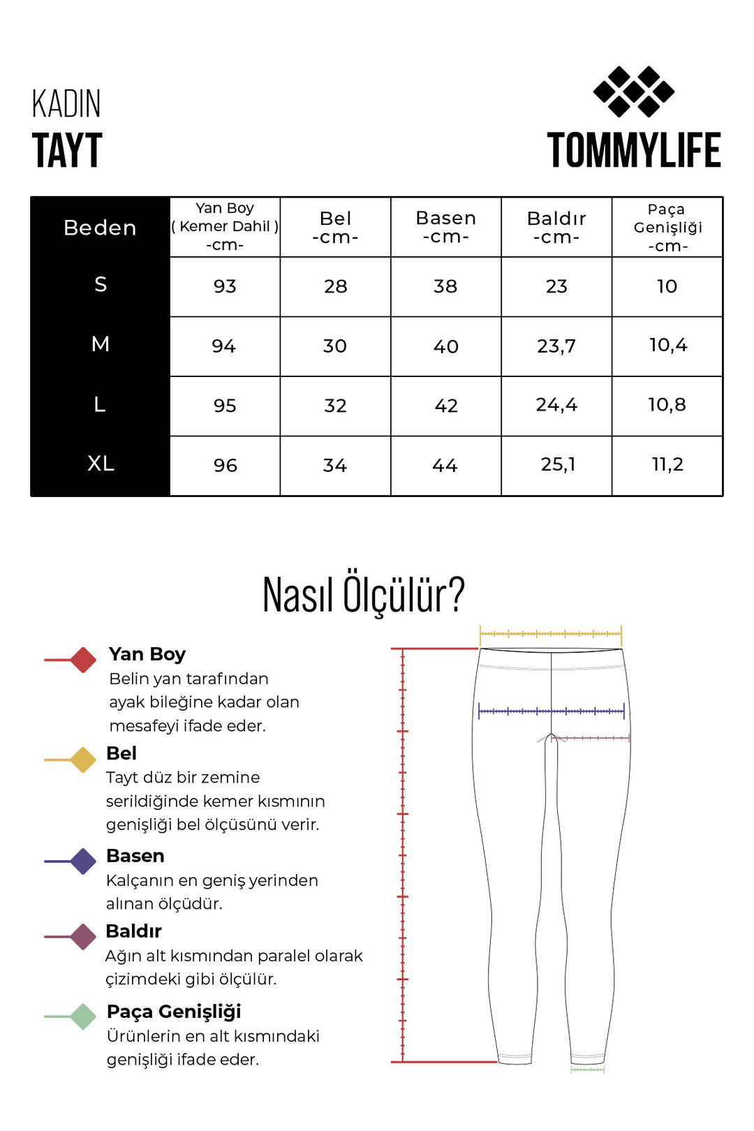 TMY Petrol High Waist Shaper Slim Fit Skinny Leg Women's Leggings - 94011 - Biel/Bienne