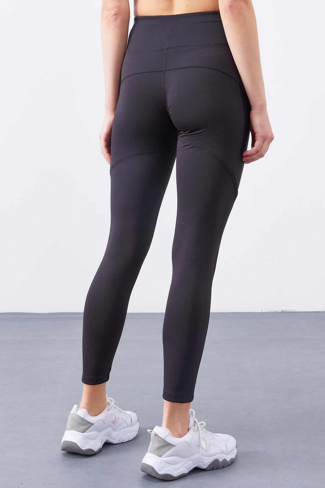 TMY Black High Waist Shaping Skinny Leggings for Women - 94537 - Eccles