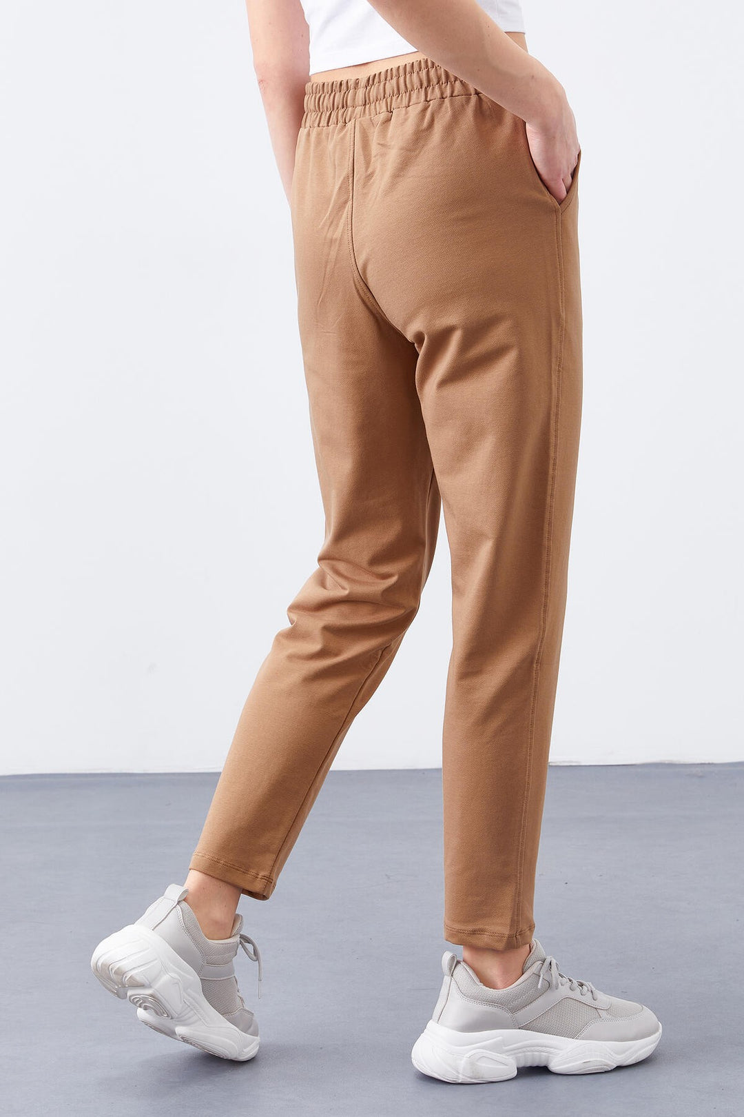 TMY High Waist Jogger Comfort Fit Slim Leg Women's Sweatpants - 94566 - Albi