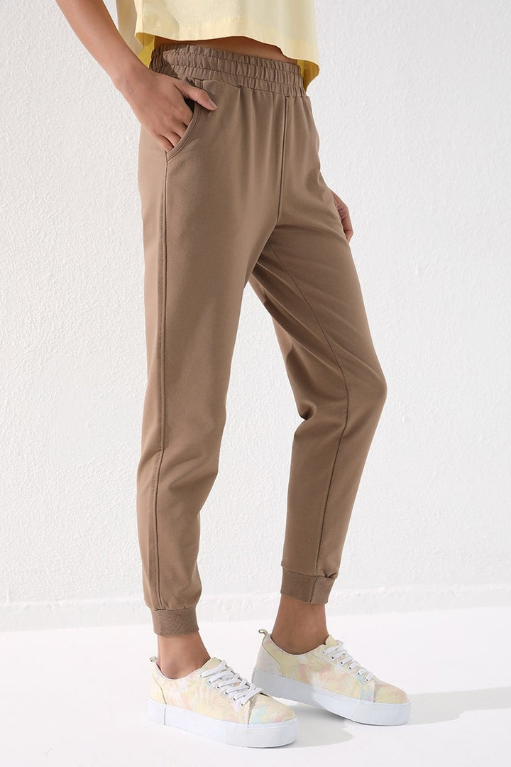 TMY High Waist Jogger Comfort Fit Cuffed Women's Sweatpants - 94561 - Peterborough