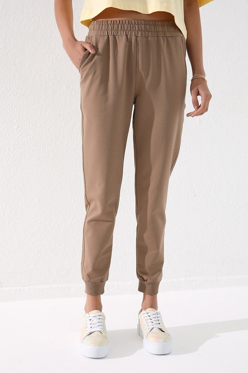 TMY High Waist Jogger Comfort Fit Cuffed Women's Sweatpants - 94561 - Peterborough