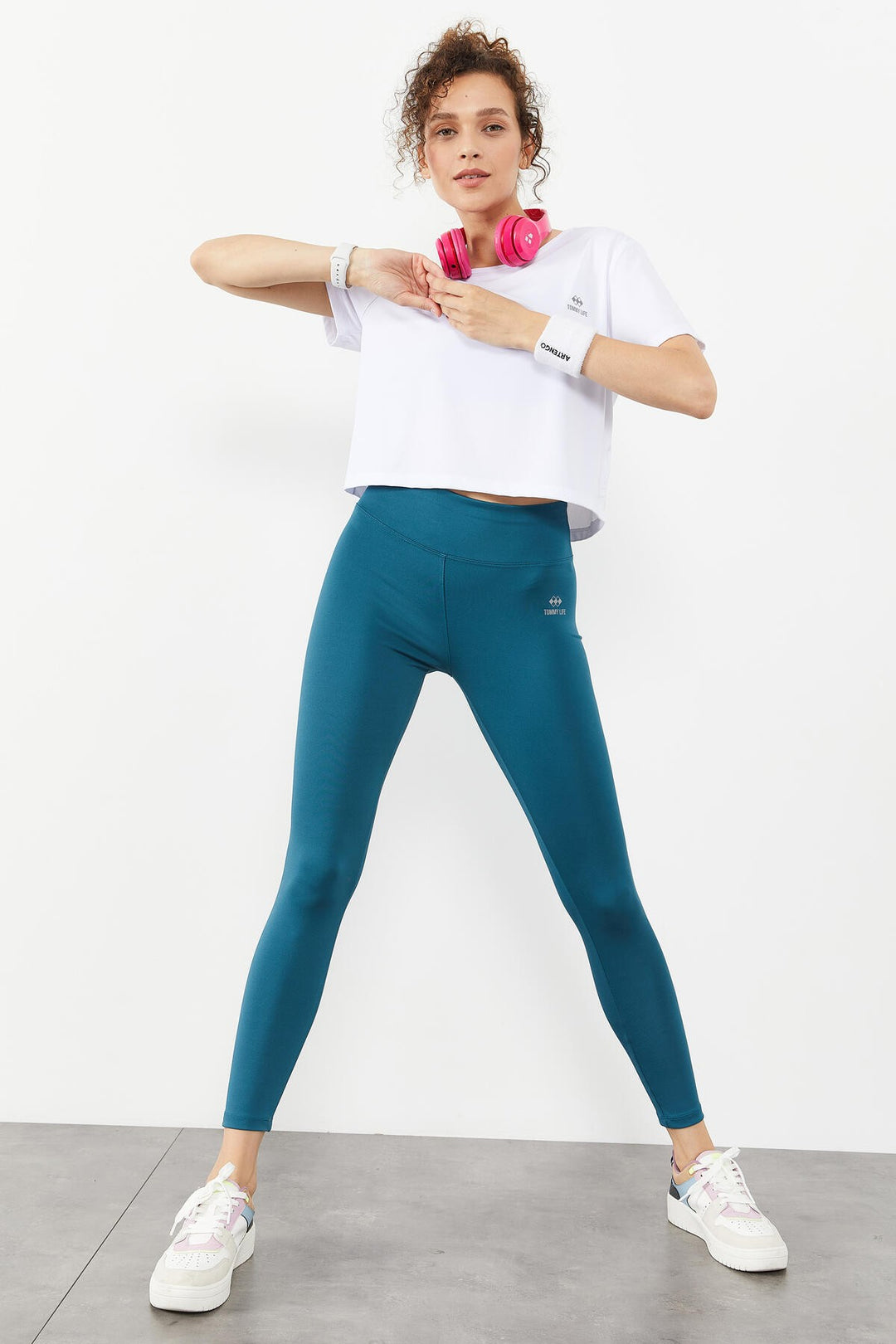 TMY Emerald High Waist Stretch Slim Fit Skinny Leg Women's Leggings - 94545 - Bridgeport