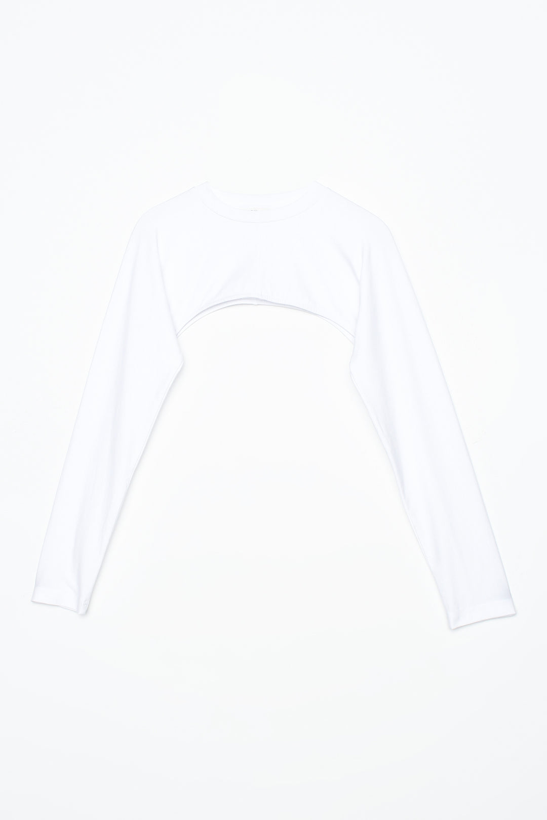 TLD Women Allday White Long Sleeve Crop Top - Delmenhorst