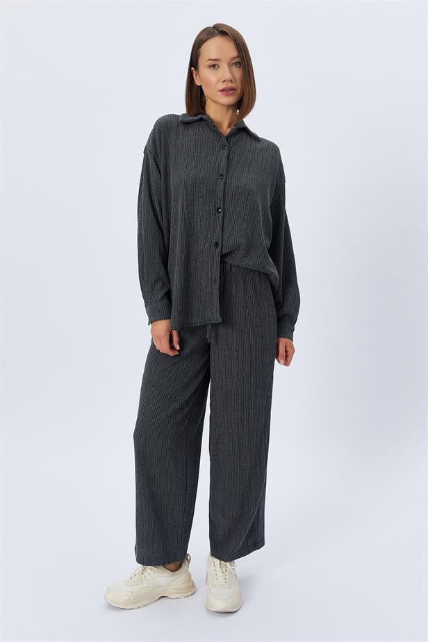 RYN Knitted Baggy Pants - BLACK - Jacksonville