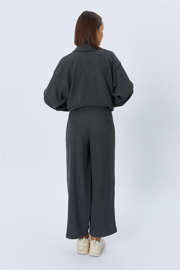 RYN Knitted Baggy Pants - BLACK - Jacksonville