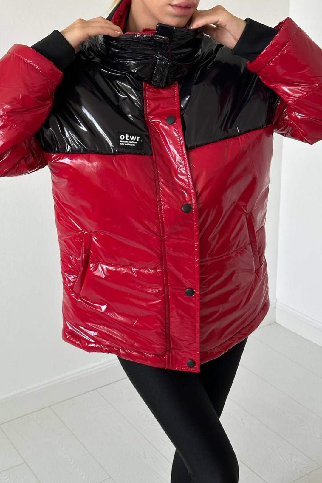 ELS Bright Puffer Jacket - Red - Tynaarlo