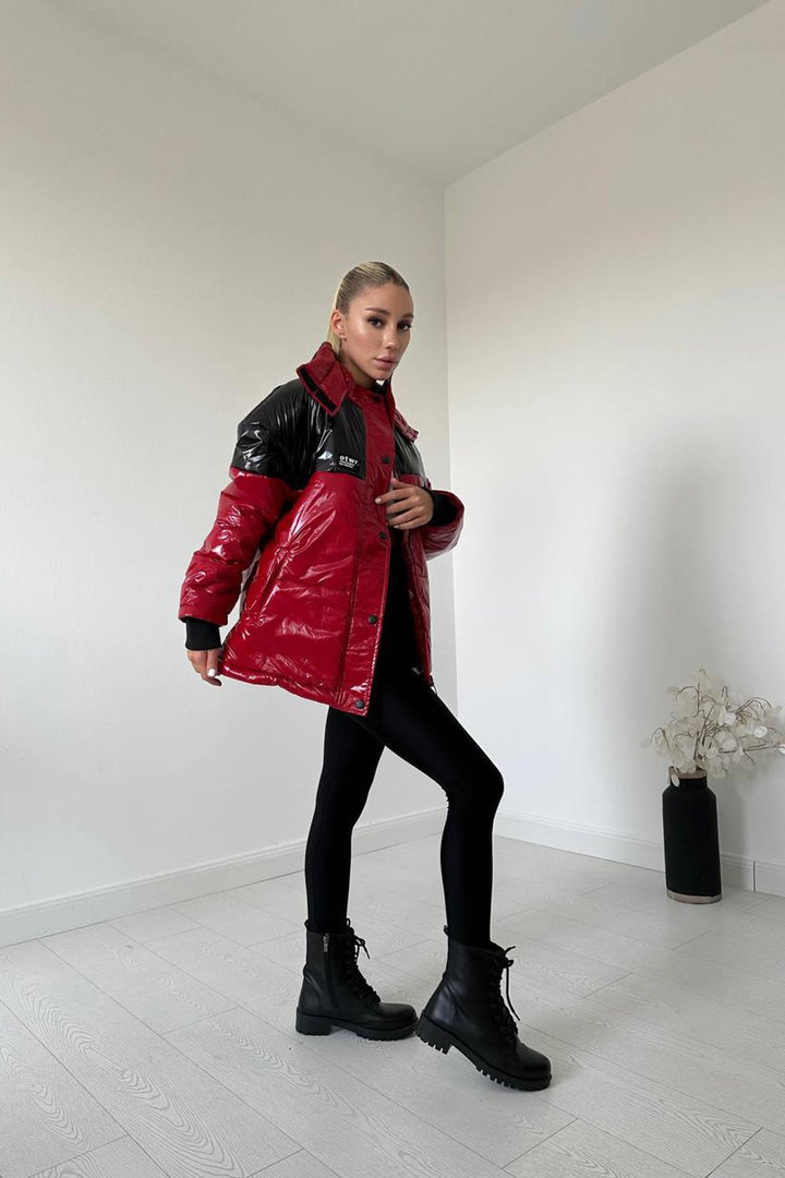 ELS Bright Puffer Jacket - Red - Tynaarlo