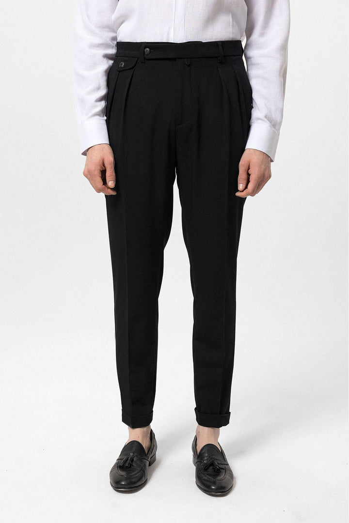 ANT Pleated High Waist Men's Trousers - Kirkby