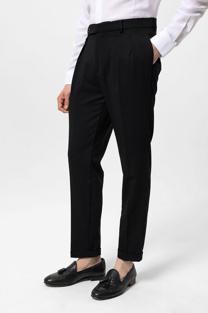 ANT Pleated High Waist Men's Trousers - Kirkby