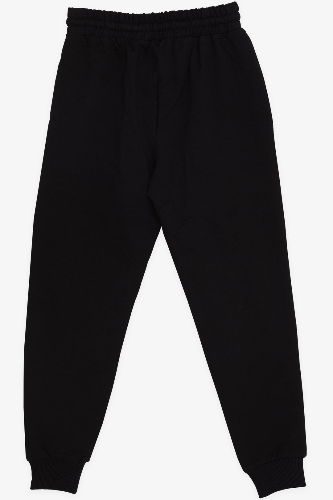 BRE Poyraz Kids Boys' Sweatpants with Printed Text for 4-8 Years, Black - Potsdam