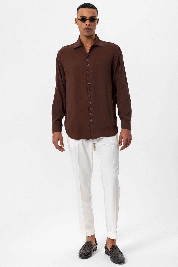 ANT Regular Fit Open Collar Men's Shirt - Farmers Branch