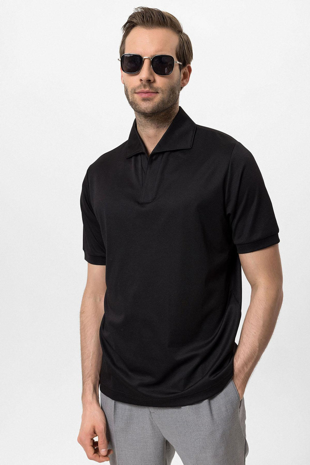 ANT Regular Fit Open Neck Men's T-Shirt - Modica